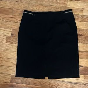 H&M Black Skirt with Silver Accents